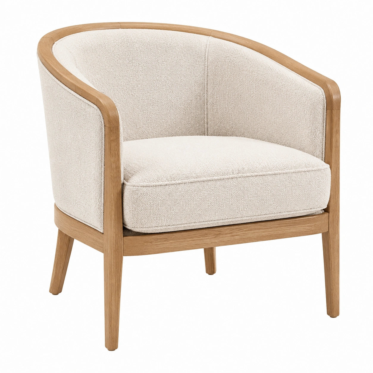 Poltrona in teak con cuscini verdi in poliestere