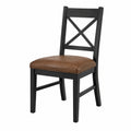 Tavolo da pranzo rettangolare in legno e pietra 180x90x75 cm