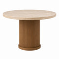 Tavolo da pranzo rettangolare in legno e metallo nero 180x90x75 cm
