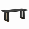 Tavolo da Toeletta con Specchio LED in MDF e Metallo, 80x40x130 cm, Rovere Chiaro/Ottone